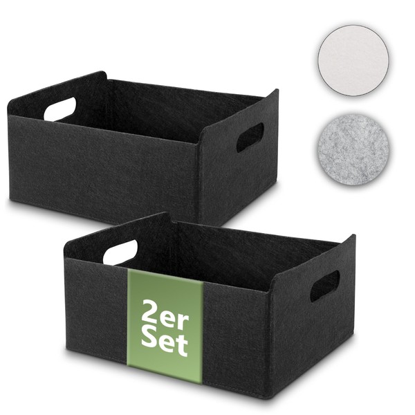 Storage Basket Felt Organiser Foldable Storage Box Felt Box Storage