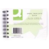 Q-Connect Feint Ruled Wirebound Triplicate Book 102x127mm