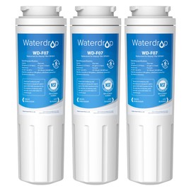 Waterdrop UKF8001 Refrigerator Water Filter 4, Replacement for Whirlpool® EDR4RXD1, EveryDrop® Filter 4, Maytag® UKF8001AXX-750, UKF8001AXX-200, 46-9006, Puriclean II, WD-F07, 3 Filters