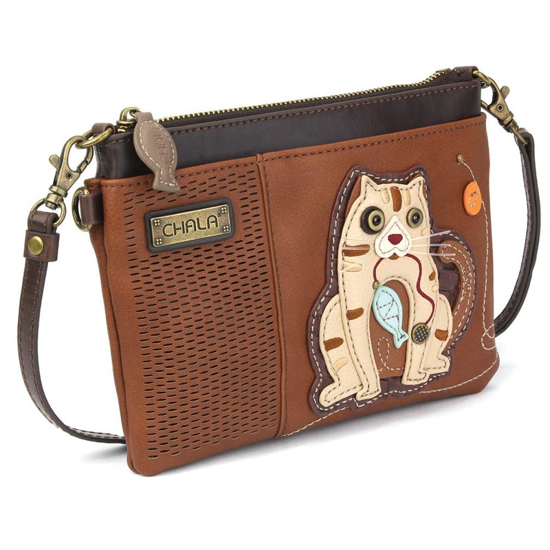 CHALA LaserCut Mini Crossbody/Purse with Convertible Strap Stylish, Compact, Versatile,