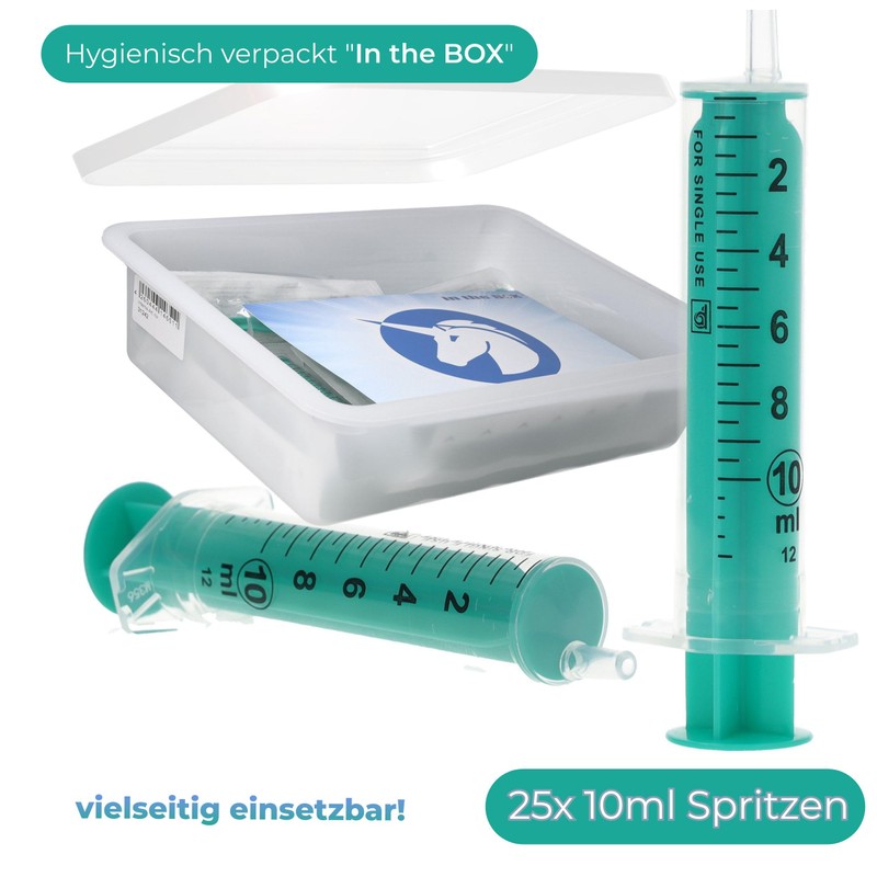 Horn Medical Disposable Syringe Set in Practical Horn Box -