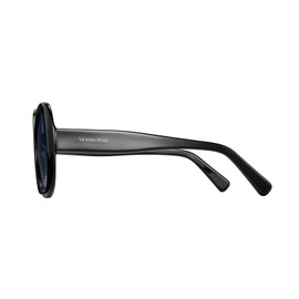 VICTORIA HYDE Women's Round Polarised Sunglasses UV400 Safety Glasses, black