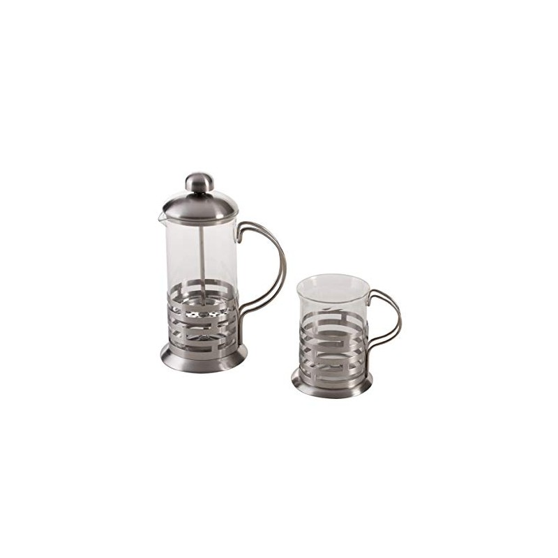 Axentia 223545 Coffee and Teamaker 1000 ml Glass and Stainless