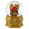 Golden Opulence Angel Water Globe by The San Francisco Music