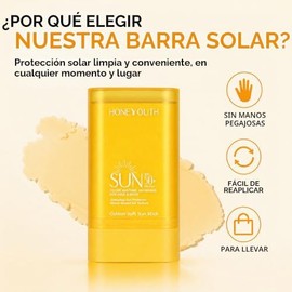Barra De Protección Solar Para Rostro Y Cuerpo, Barra De Protección Solar Rápida Spf50 0.56 Fl Oz16 G Cuidado Solar, Sin Protector Solar Whitecast,