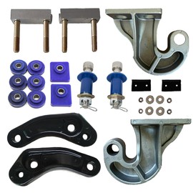 For Peterbilt Hood Parts Lower Hood Pivot Kit and Engine Hood Hinge Pivot Bushing Bolt and Bracket Mount Kit for Peterbilt 377 378 379 Accessories Replac 13-04154 13-04164 13-04626
