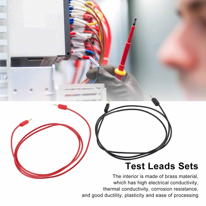 5 Sets Banana Plug Test Lead Gold Plating Banana Plug