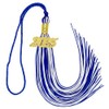 2025 Tassel Graduation White and Blue Graduation Tassel 2025 with