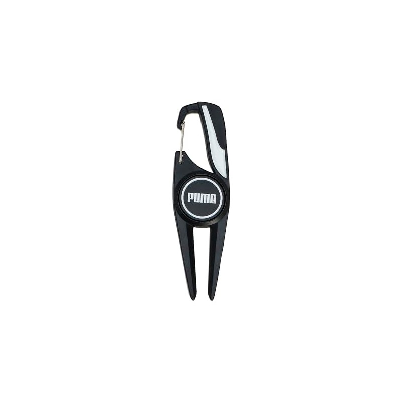 PUMA Golf Marker Golf Carabiner Fork Marker, PUMA Black, Free