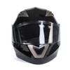 Milwaukee Helmets MPH9806DOT 'Ionized' Gloss Black Advanced Motorcycle Modular Helmet