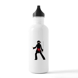 CafePress Samurai Ninja Water Bottle 1.0L (34 oz) Stainless Steel Water Bottle