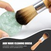 minkissy Wooden Handle Cleaning Brush Soft Bristles 1 pack