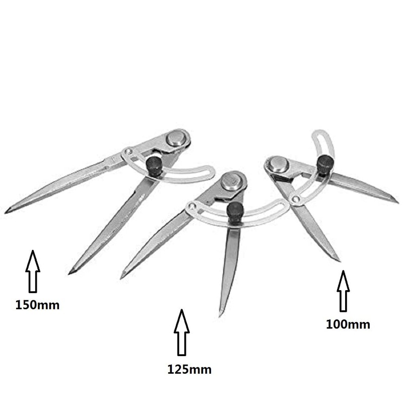 MASUNN Zeichnung Maßlehre Abstand Kompassteiler Leder Handwerk Design Layout Werkzeug