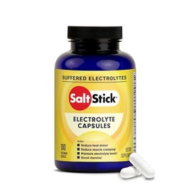 SaltStick - Cápsulas de Electrolitos para Hidratación y Recuperación, Sin Gluten, No OGM, 100 uds                                                     