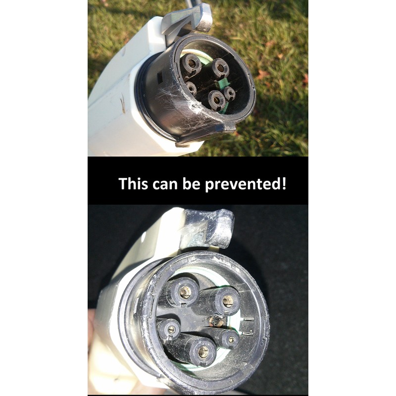 J1772 EVSE Electric car Holster Plug Holder Dock with Cable