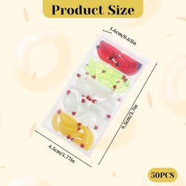 Giantree Artificial Bait Worms Fish, 50 Pieces Fake Worms Fishing Lures, Plastic Fishing Bait, Plastic Worms Fishing Bait for Trout, Crappie, Bread, Worm, Fishing Worms (0.8 Inch)