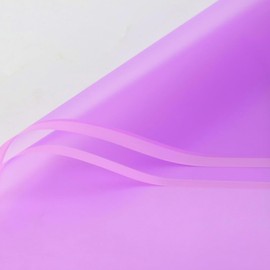 VOWOVOSDAY 20pcs Flower Wrapping Paper, 23x23in Waterproof Bouquet Wrapping Paper for DIY Crafts, Gift Packaging, Floral Bouquet (Purple02)