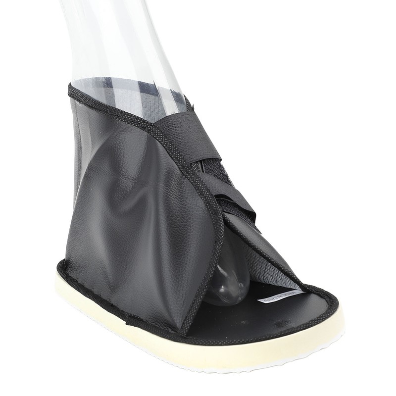 Cast Shoe Open Toe Adjustable Stable Faux Leather Walking Cast