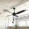 2 Pcs Black Ceiling Fan Pull Chain Extender Wooden Decorative