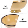 MAGICLULU Household Enamel Bowl Useful Instant Noodle Bowl Vintage Food