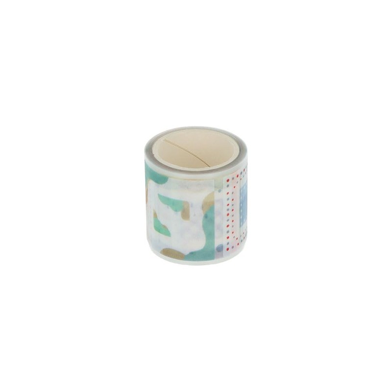 Sun-Star Stationery S8815623 Sticker, Roll Type, Square, Moyo