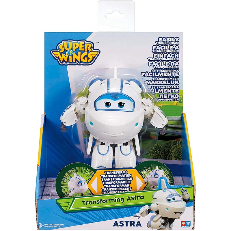 Auldey EU720224 Super Wings Transforming Astra, Malleable with Joint -