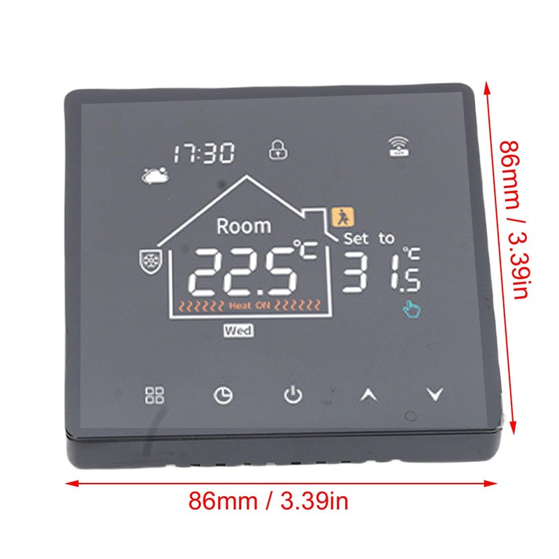 Luocute Smart Thermostat Touch Screen Programmable Temperature Control for Electric