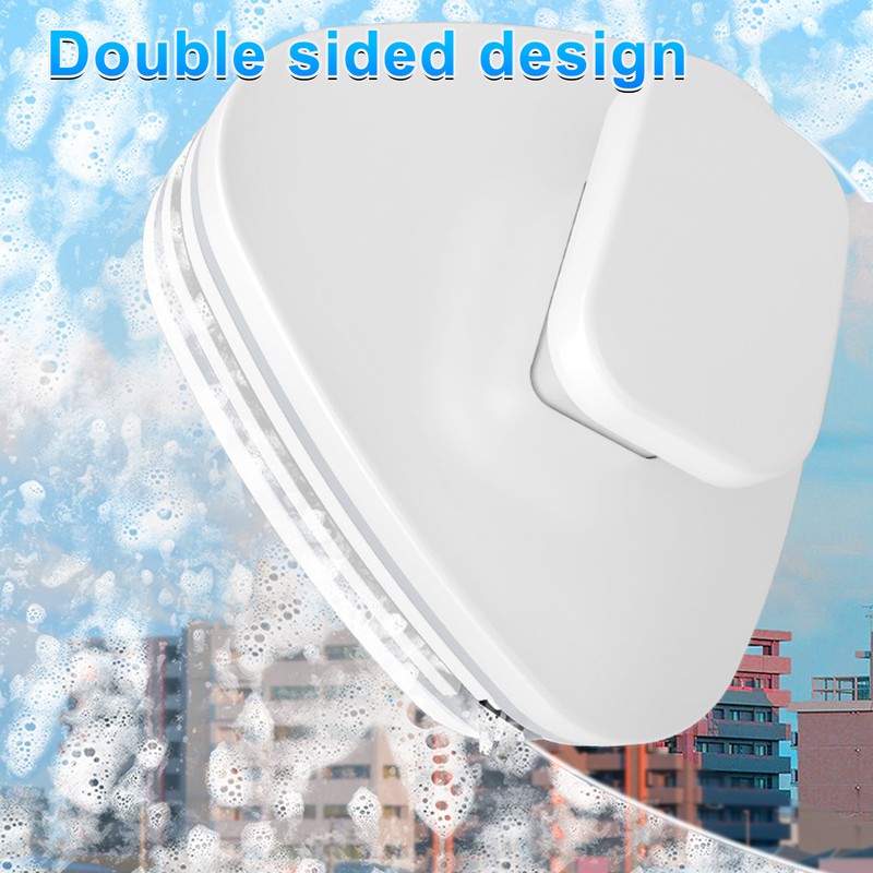 Double Sided Glass Cleaner Time Saving Versatile Triangle Shape Magnetic