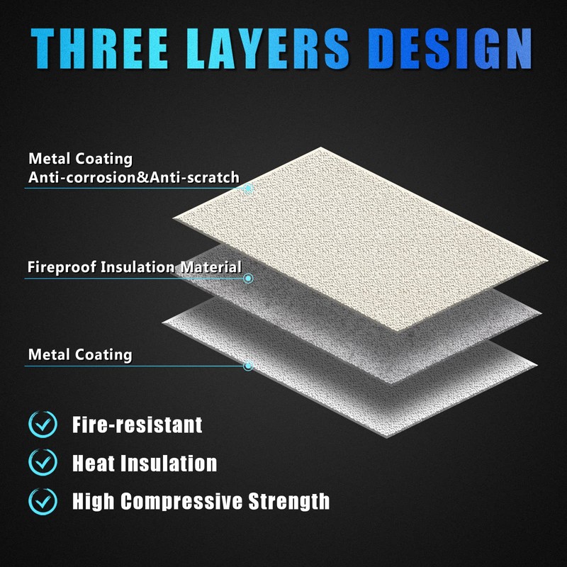 xydled Fire Resistant Safe Fire Safe Box with Key Lock