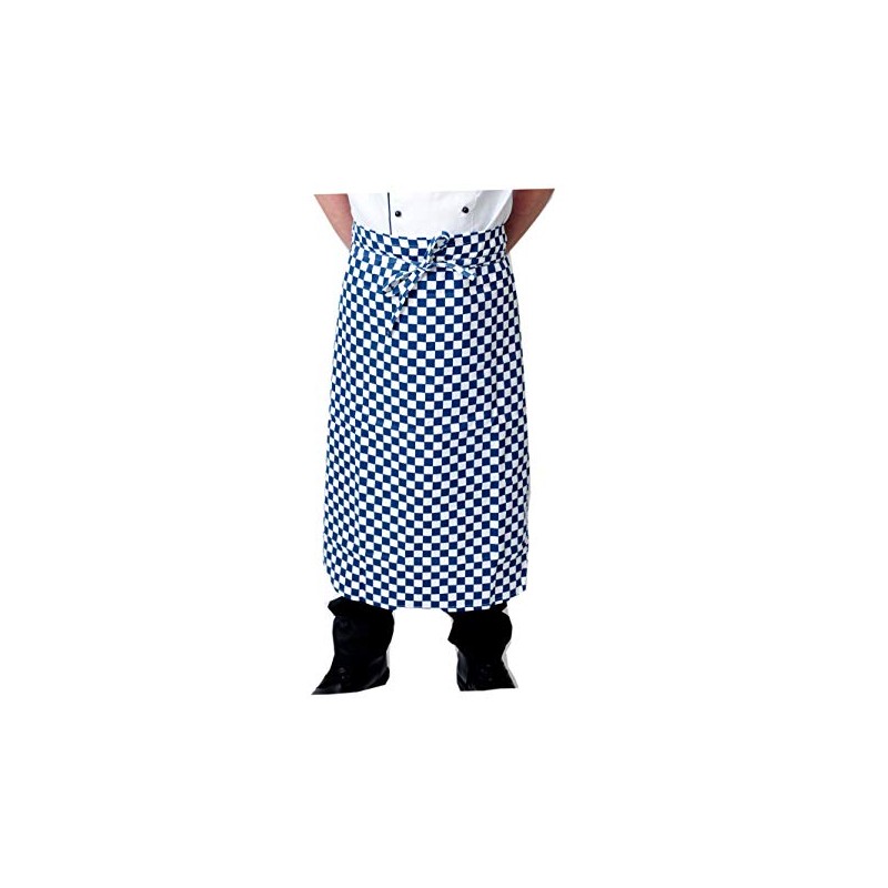 Black Pepper Polycotton Long Waist Apron-No Pocket, Professional Home Kitchen