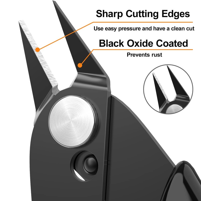 BOENFU Precision 170 Flush Cutters 10 Pack Jewelry Wire Cutters