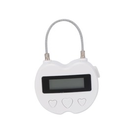 Mipcase 1Pc USB Charging Lock Timer Smart Countdown Lock for Easy Operation with LCD Display Durable Material Portable Design for Study Supply