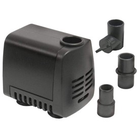 Beckett Corporation 160 GPH Submersible Pond Pump - Pump for Indoor/Outdoor Ponds, Fountains, Water Gardens, Aquariums, and Medium Waterfalls, 4.1' Max Fountain Height, Black