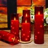 kakoya Flameless LED Candles with Timer 5 Pc Flickering Flameless