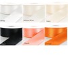 Satin Ribbon 50 yards Single Face Ribbon 1.5”:_Wine