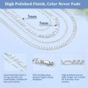 Suplight Figaro Chain Sterling Silver 20 inch Mens Solid Neck