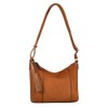 TOM TAILOR Pira Women's Hobo Bag Shoulder Bag Medium Cognac,