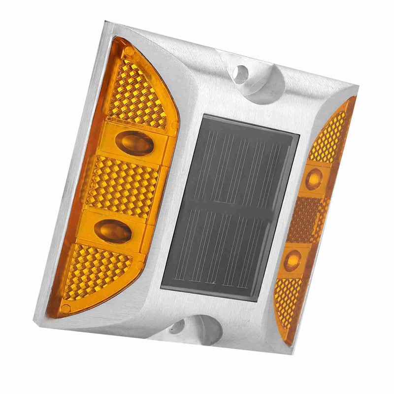 Casting Aluminum Road Stud Light Outdoor Solar Powered Lamp for