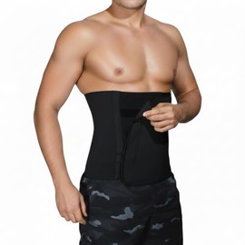 SANDRAMONTIEL Faja post operatoria unisex larga ortopédica, cinturón soporte para hernia abdominal, cinturilla tubular sin varillas post parto cirugia
