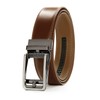 28"-68"Men's Leather Ratchet Dress Belt Big And Tall With Automatic
