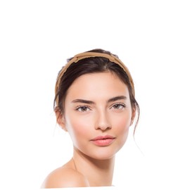 BIUDECO Folding Shower Headband for Women Portable Toothed Hair Hoop Breathable Face Washing Accessory for Travel Skincare Lightweight Secure Grip Design