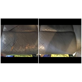 Extra Large MastaPlasta Instant Self-Adhesive Leather Repair Patch Dark Brown 11 x 8 in (28 x 20 cm). The Fast, Easy Way to Repair Upholstery, Car Seats, Bags, Sofas and More