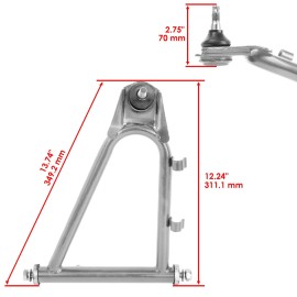 Caltric Front Upper Left And Right A-Arms for Yamaha Banshee 350 YFZ350 1991-2006