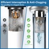 Anytin 2pcs Bathroom Sink Drain Strainer Pop Up Sink Drain