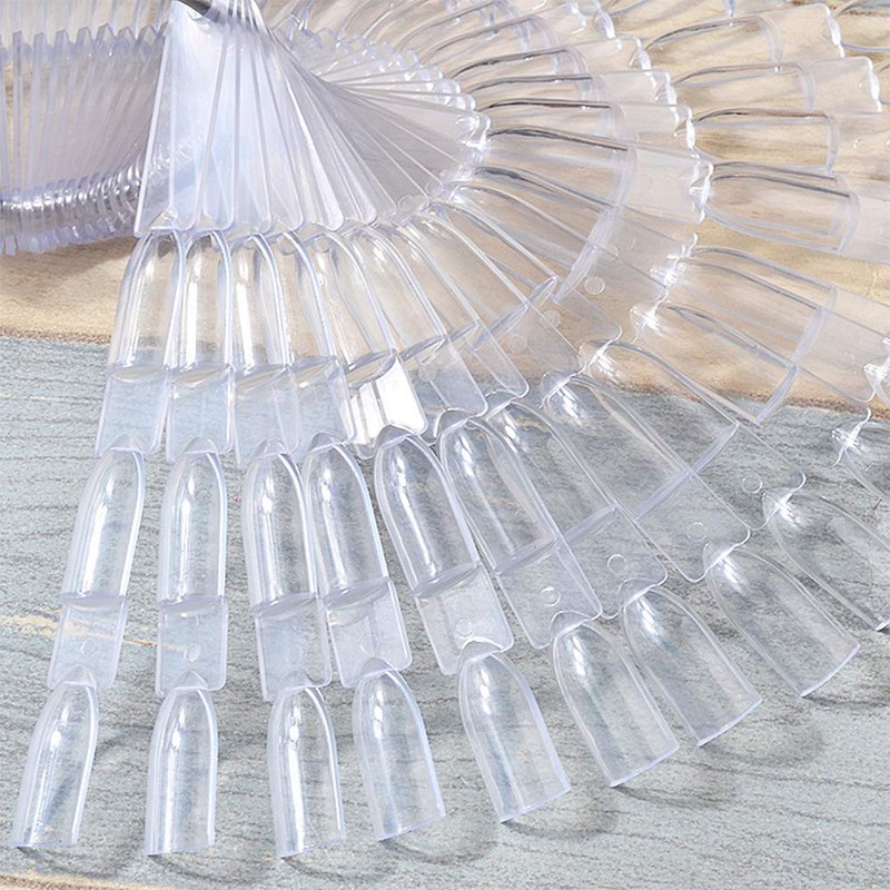 Set of 2 100 Nail Display Nail Art Tips, Nail