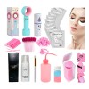 Kit Pestañas Parches Cepillos Lash Shampoo Piseta Ventilador                                                                                          