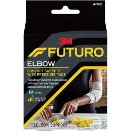 Futuro Elbow Support with Pressure Pads, Moderate Support, Medium