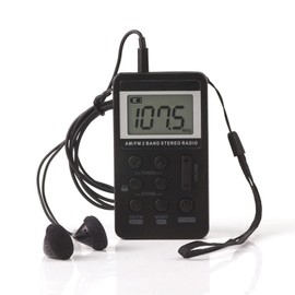 Pocket Radio,Portable Headset Radios,Mini Digital/FM Stereo Radio with Headphone,Rechargeable Battery LCD Display for Walking/Running, Radio Support Micro USB