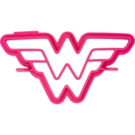 Whiskware Justice League Silicone Pancake Mold, Pancake Shaper, Dishwasher Safe, BPA and Phthalate Free Plastic, Wonder Woman