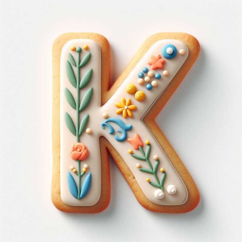 Alphabet Letter K 3 Inch Cookie Cutter from The Cookie